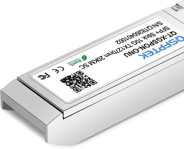 Alt view image 4 of 5 - 10G XGSPON ONU Stick SFP+ Transceiver, 1270nm TX / 1577nm RX, 20km SC/APC, DDM, Class B+ (2~7dBm), DFB/APD, 0-70°C, Compatible with MikroTik, Ubiquiti UF-Instant & Standard OLT