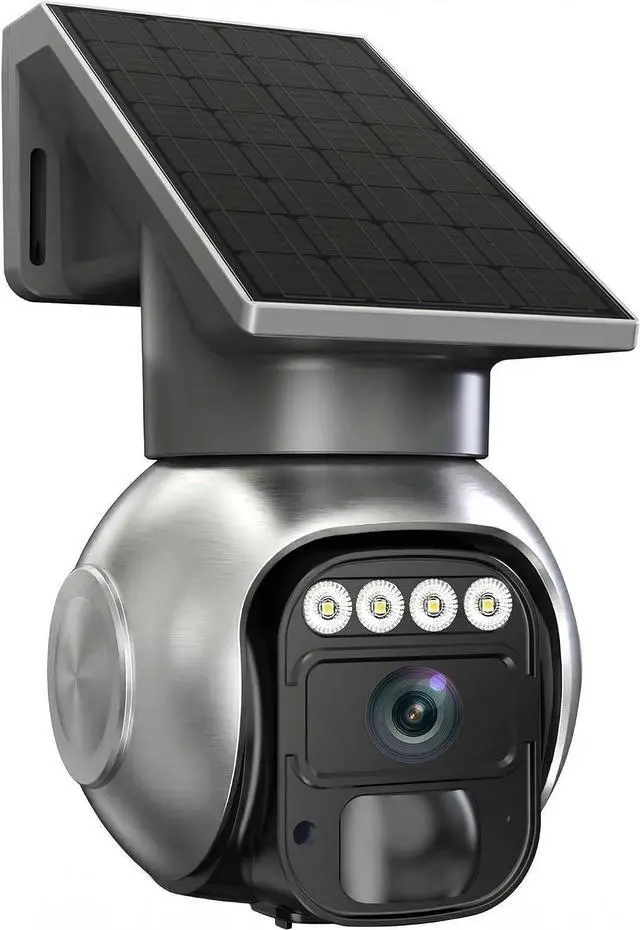 Main image of 4G LTE Solar Security Camera 3MP Wireless Outdoor Camera No WiFi Needed 360 Degree PTZ Auto Tracking Instant Motion Alert Night Vision Two Way Talk Built in SIM Card Waterproof