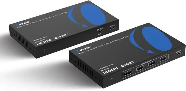 Main image of OREI 8K HDBaseT HDMI Balun 330ft, KVM, Bi-IR, RS-232, PoC, Dolby Atmos, VRR