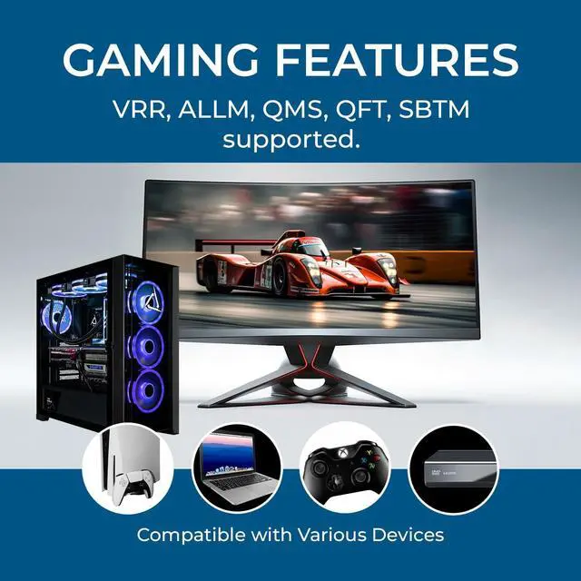 Alt view image 6 of 7 - OREI 8K HDBaseT HDMI Balun 330ft, KVM, Bi-IR, RS-232, PoC, Dolby Atmos, VRR