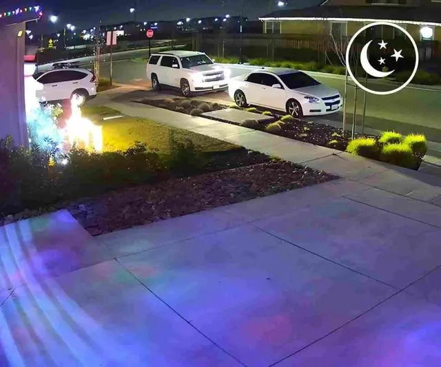 Alt view image 5 of 7 - Swann 4K Ultra HD Add-On Security Cameras 4PCS, Red&Blue Flashing Lights, Color Night Vision, Smart Detection, Wired, Indoor/Outdoor Video Surveillance(Only Works with 4K & Higher Resolution DVR)