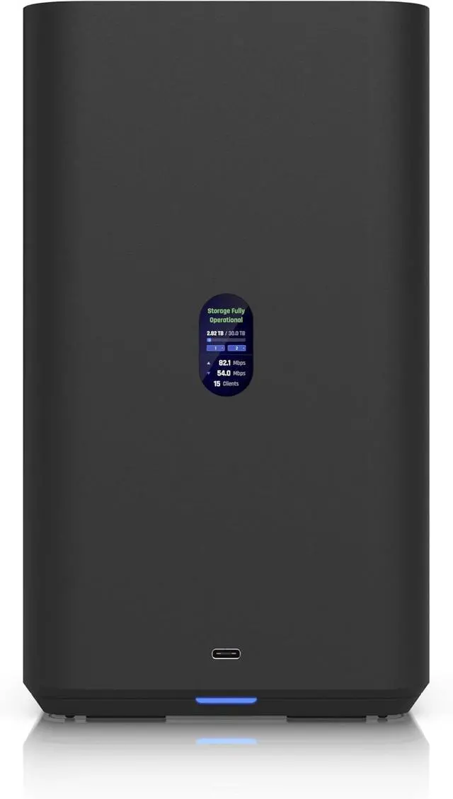 Main image of Ubiquiti UNAS-2-B Network Storage Server Black - 2 x 3.5" Slots, 2.5GbE, PoE++, RAID 1
