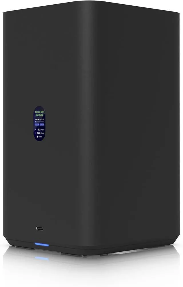 Alt view image 2 of 6 - Ubiquiti UNAS-2-B Network Storage Server Black - 2 x 3.5" Slots, 2.5GbE, PoE++, RAID 1