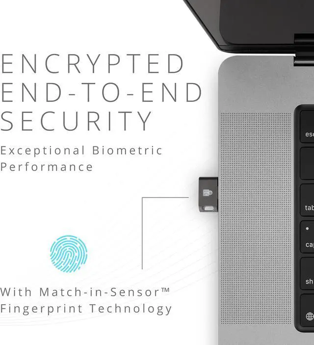 Alt view image 4 of 7 - VeriMark Guard 2.1 USB-C Fingerprint Security Key