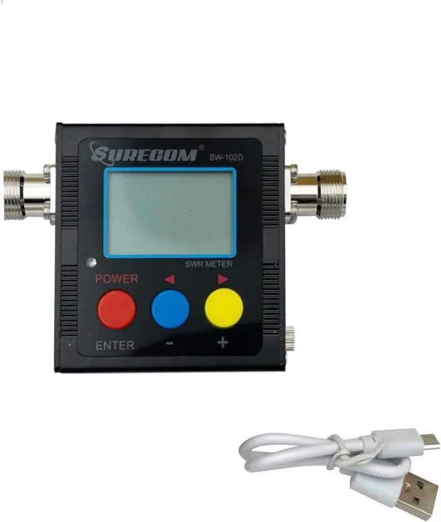 Alt view image 6 of 6 - Mcbazel Surecom SW-102D-S VHF/UHF 125-525Mhz 120W V.S.W.R. & Power Meter (SO239 Connector)