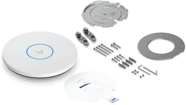 Alt view image 2 of 5 - Ubiquiti U7 Pro U7 Pro XGS Tri Band Wi-Fi 7 IEEE 802.11n/ac/ax/be/v/r/k 8.60 Gbit/s Wireless Access Point - Yes