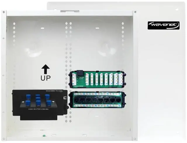 Main image of 3020-N 14 in. Structured Wiring Enclosure Combo Kit with Three Modules