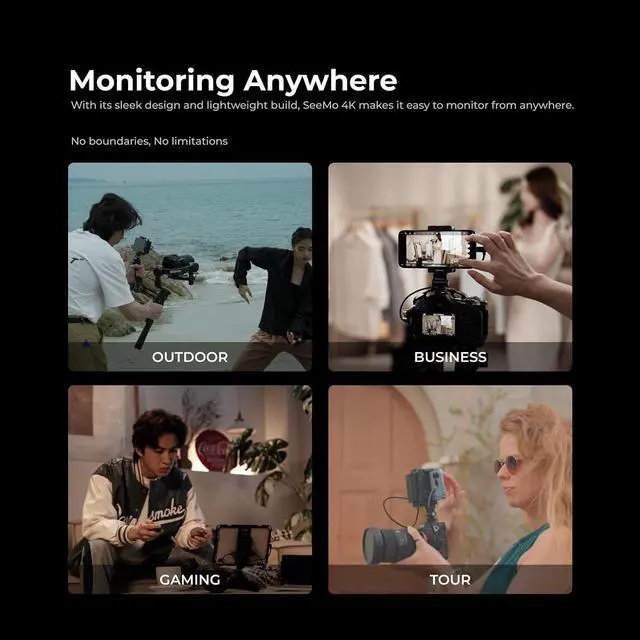 Alt view image 5 of 7 - Accsoon SeeMo 4K HDMI Video Transmission System for i-Phone iPad 4K30 fps/1080 60fps Turn iOS into Camera Field Monitor for Video Monitoring/Recording/Reviewing/Sharing/Professional Video Production