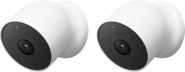 Main image of Nest Indoor/Outdoor Wireless Smart Security Camera (Battery) - Bulk Packaging - Pack of 2