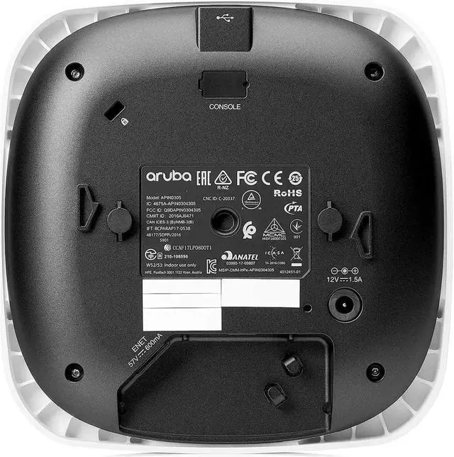 Alt view image 4 of 7 - HP Aruba Instant On AP12 Indoor Access Point (R2X00A) WiFi 5 (802.11ac) 3x3 MU-MIMO Wireless AP, Dual-Band (2.4GHz and 5GHz), Small Business Networking, Power Source Not Included, US Model