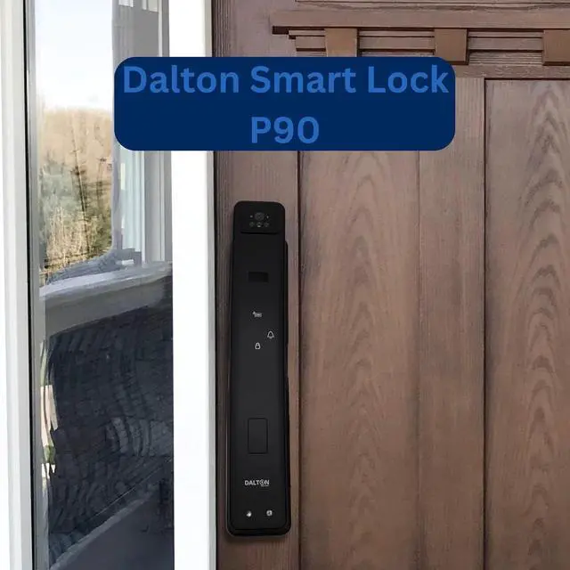 Alt view image 2 of 6 - Dalton P90 Smart Lock - 3D Face & Finger Vein Recognition, Fingerprint, WiFi, PIN Code, IC Card, Key, Alexa/Google Compatible, Anti-Pry Alarm, Durable Aluminum Alloy - Black