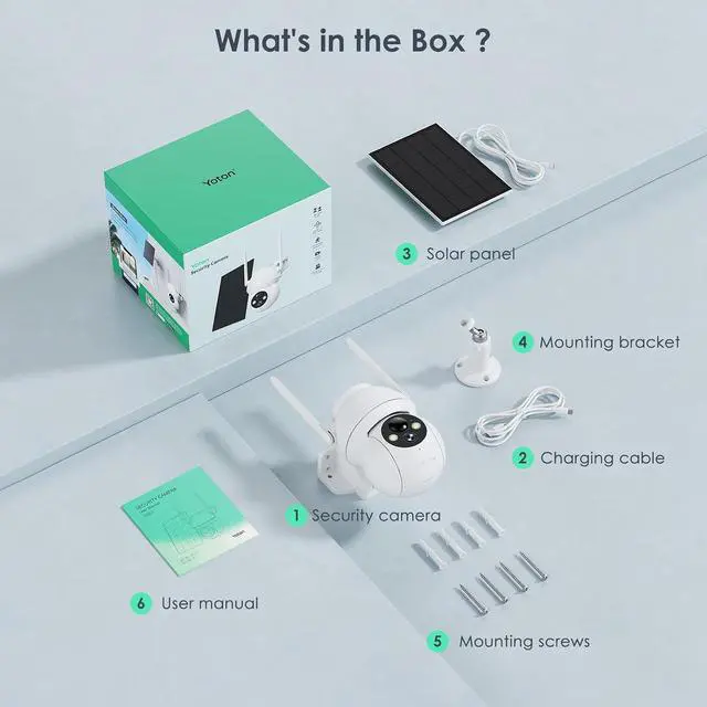 Alt view image 3 of 7 - YOTON Indoor & Outdoor Security Kit