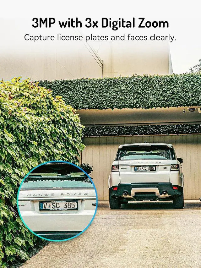 Alt view image 5 of 7 - blurams 2Pack Solar Outdoor Camera Wireless, 2K 360° PTZ Security Cameras Wireless Outdoor with Human Auto Tracking, IR/Color Night Vision, Battery Powered, 2.4GHz Only