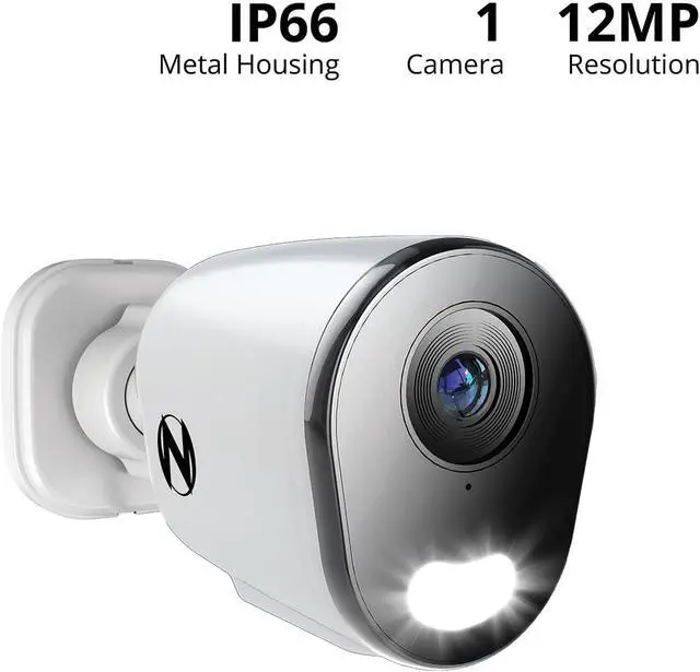 Alt view image 2 of 5 - Night Owl 4K+ (12MP) Wired IP Metal Bullet Security Camera with 2-Way Audio, Indoor/Outdoor Add-On Camera for Compatible NVR Systems