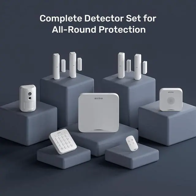 Alt view image 3 of 7 - ANNKE 9-Piece All-in-One Wireless Alarm System, Home & Business Security System with 24/7 Monitoring, Flexible DIY Wireless Security, Simple Setup, Mobile App Control, No Monthly Fee