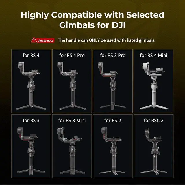 Alt view image 6 of 7 - SMALLRIG Adjustable Camera Monitor Mount + Adjustable Gimbal Sling Handle (Bumblebee Edition)