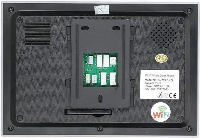 Alt view image 2 of 5 - 1 x 7 4pin Wired WiFi Touch Screen Indoor Monitor for Smart Video Intercom System B0DNMJCK3T, Motion Detection Video Record with SD Card Phone App Remote Control 2 Way Talk