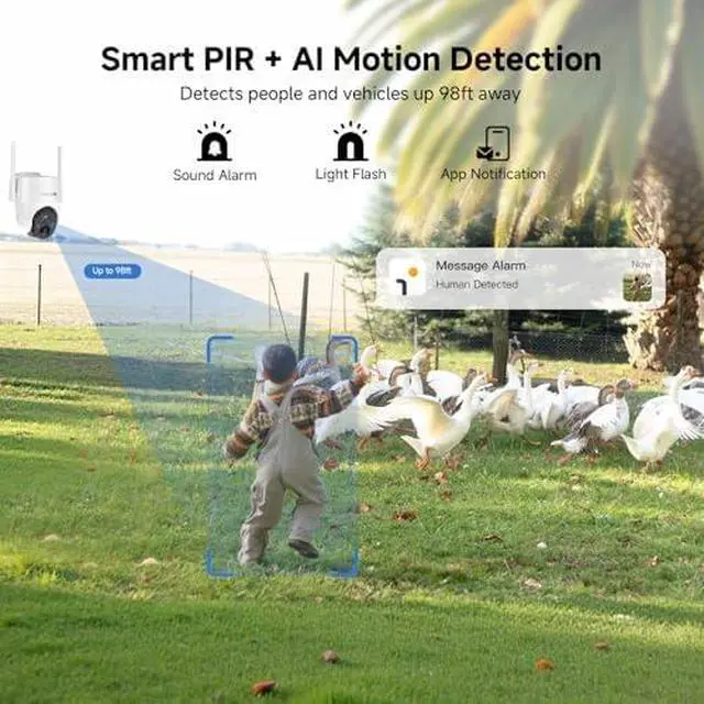 Alt view image 4 of 7 - Arenti 4G Solar & WiFi Security Camera System: 2K 4G LTE Cellular Camera with 8W Solar Panel (AOV 24/7 Recording) + 3MP Wireless Magnetic Battery Camera (340° Pan), Night Vision, AI Detection, 2-Pack