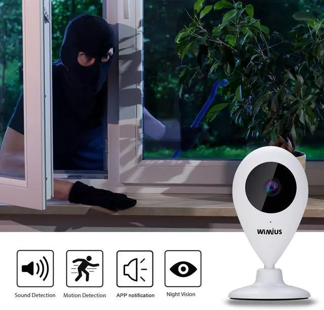 Alt view image 2 of 5 - WiMiUS Security Cameras Wireless Outdoor, 2K Solar Powered Camera with Color Night Vision, AI Person Detection, 2-Way Talk, Weatherproof IP66, No Monthly Fee, for Home Security, Yard, Farm