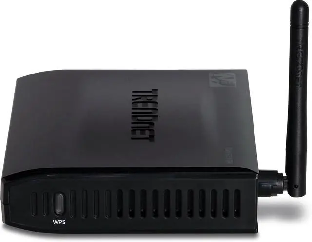 Alt view image 3 of 5 - TRENDnet 150Mbps Wireless N Home GREENnet Router TEW-651BR (Piano Black)
