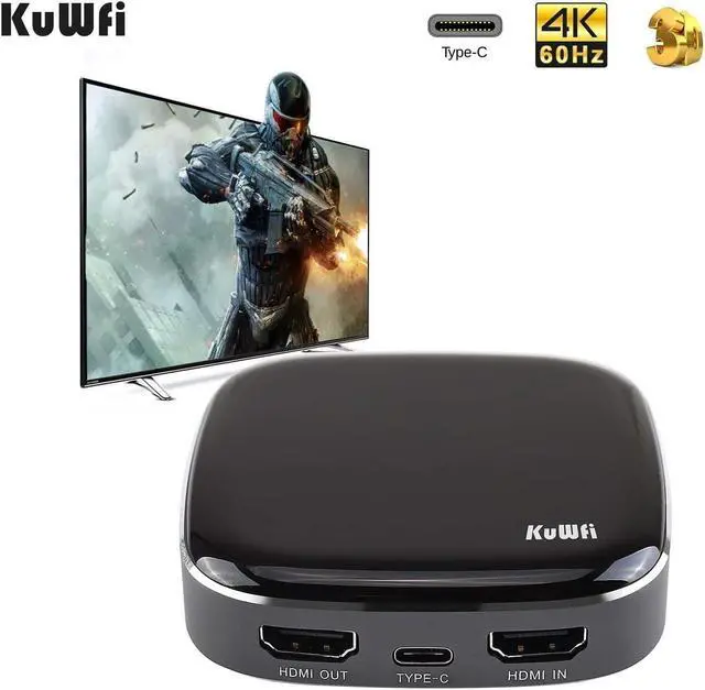 Alt view image 5 of 7 - KuWFi Bundle of 4G LTE Unlocked Wi-Fi Hotspot Device and Video Game Capture Card