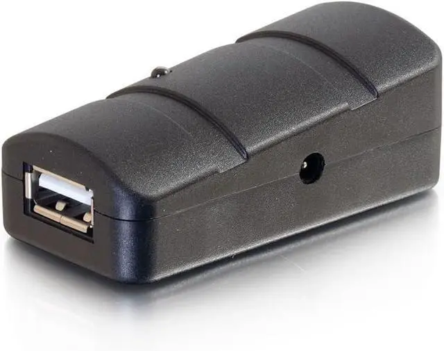 Alt view image 2 of 6 - C2G 1-Port USB 2.0 Over Cat6 Wall Plate to Box Extender - up to 150ft