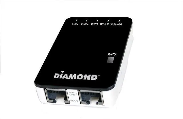 Main image of Diamond Multimedia Wireless Repeater Range Extender with Wi-Fi Access Point, Wi-Fi Bridge and Router Device (WR300NR)