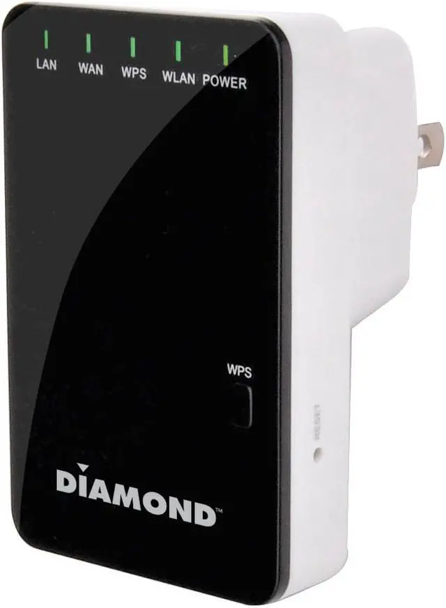 Alt view image 3 of 3 - Diamond Multimedia Wireless Repeater Range Extender with Wi-Fi Access Point, Wi-Fi Bridge and Router Device (WR300NR)