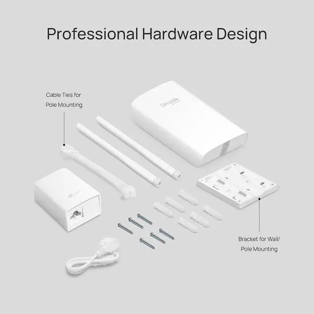 Alt view image 3 of 7 - Omada EAP603-Outdoor Long Range Outdoor Access Point