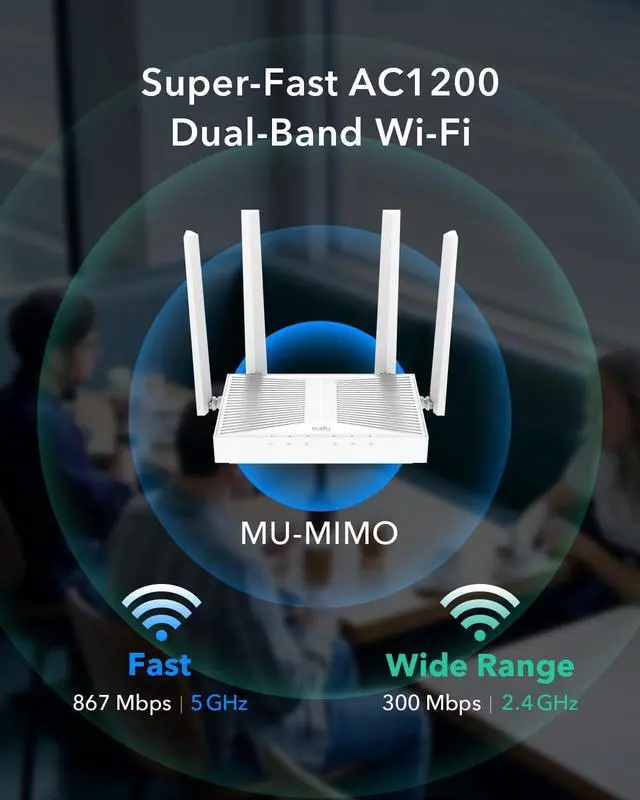 Alt view image 2 of 7 - Cudy AC1200 Gigabit Wireless Access Point, Gigabit RJ45, Business WiFi Solution, Mesh Support, Beamforming, Seamless Roaming, MU-MIMO, PoE or DC Powered, AP1300D
