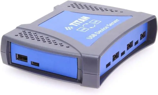 Alt view image 2 of 4 - Coolgear 8 Port USB 2.0 Network Device Server Hub Ethernet-Enabled USB-A & USB-C Connectivity, Secure Sharing & Remote Access for Industrial & Commercial Use