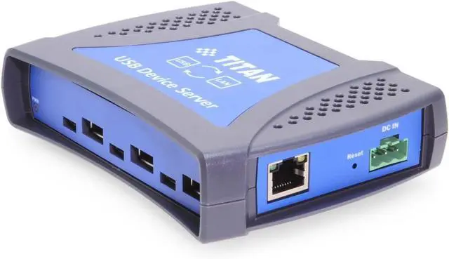 Alt view image 3 of 4 - Coolgear 8 Port USB 2.0 Network Device Server Hub Ethernet-Enabled USB-A & USB-C Connectivity, Secure Sharing & Remote Access for Industrial & Commercial Use