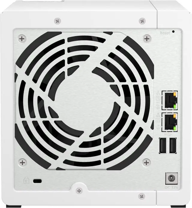 Alt view image 6 of 6 - QNAP TS-433-4G-US Storage NAS (2.0GHz 4-core Cortex-A55 ARM/4GB built-in/1x2.5Gigabit Ethernet Port (2.5G/1G/100M)/4BAYS/80TB/TOWER/*NO HDD*)