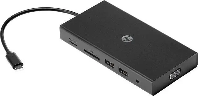 Alt view image 2 of 6 - HP Travel USB-C Multi-Port Hub (1C1Y5AA#UUF)