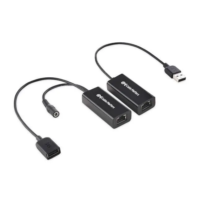 Main image of Cable Matters USB 2.0 Over Ethernet Extender with Power Adapter, 150ft