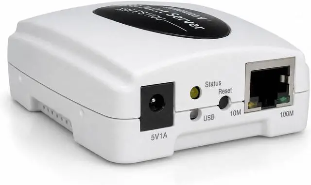 Alt view image 2 of 7 - X-MEDIA XM-PS110U 1-Port 10/100Mbps Fast Ethernet USB Print Server