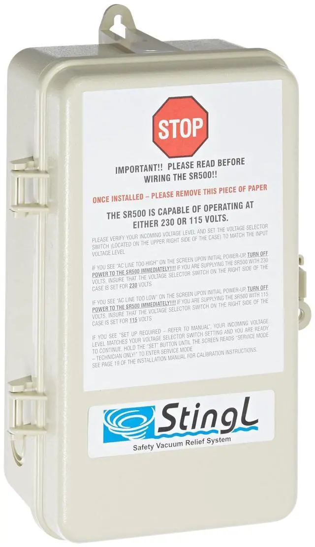 Main image of Stingl SR-500 Safety Vacuum Release System (SVRS)