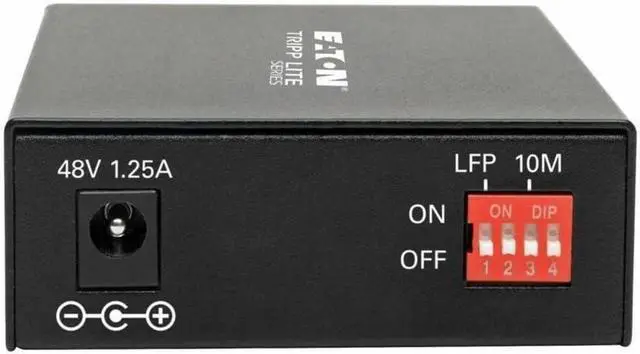 Alt view image 2 of 5 - Tripp Lite Network Copper RJ45 Ethernet to Fiber SC Duplex Multimode Cable Extender Converter, 850nm Wavelength, Power Over Ethernet, Gigabit, Extend 1800 Ft / 550 M, 2-Year Warranty (N785-P01-SC-MM1)