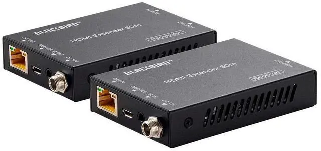 Main image of Monoprice Blackbird 4K HDMI Extender, 50m - 4K HDMI Extension to 164 Feet, HDMI 2.0, HDCP 2.2, 18Gbps
