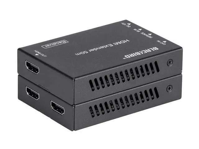 Alt view image 2 of 6 - Monoprice Blackbird 4K HDMI Extender, 50m - 4K HDMI Extension to 164 Feet, HDMI 2.0, HDCP 2.2, 18Gbps