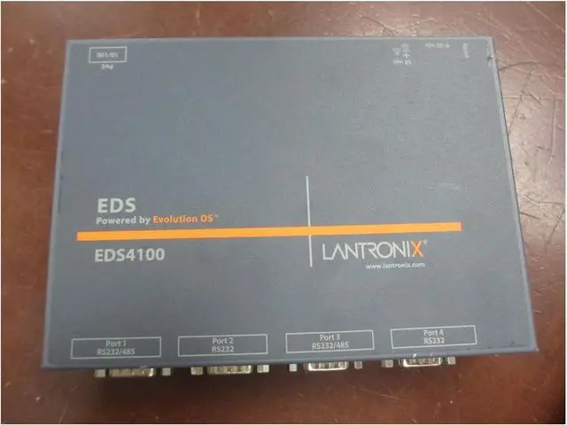 Alt view image 5 of 6 - Lantronix EDS Serial-to-Ethernet Device Server - Multiple RS-232/422/485 Ports, Full TCP/IP Stack and SSL/TLS, SSH and AES Secure tunneling - ED41000P2-01