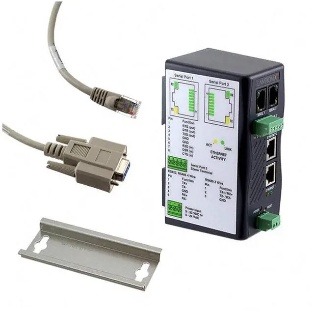 Alt view image 2 of 6 - Lantronix XPort/xDirect Embedded Device Server - Compact Serial-to-Ethernet Device Server with 10/100 Ethernet, Full TCP/IP Stack and 256-bit AES; xDirect adds PoE and a Web Server - XSDR22000-01