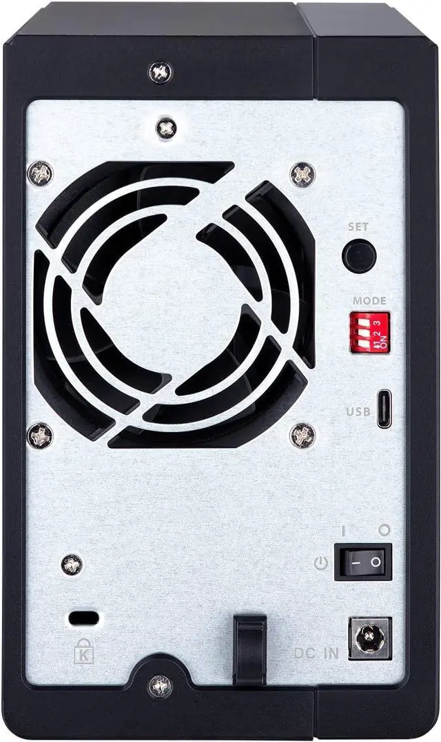 Alt view image 2 of 6 - QNAP TR-002 2 Bay USB Type-C Direct Attached Storage (DAS)