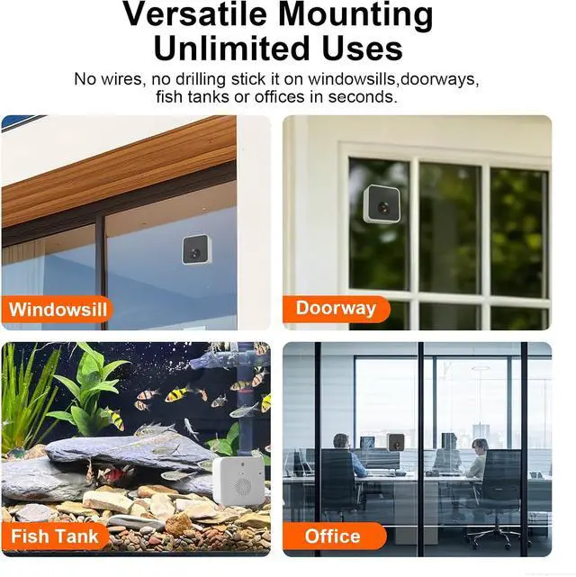 Alt view image 4 of 7 - BestDay 2K Window Cameras for Home Security, 100% Wireless Security Camera