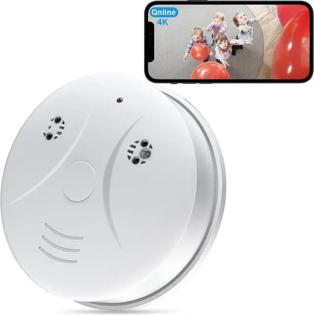 Main image of HD 1080P Hidden Camera Smoke Detector WiFi Cameras Wireless Small Spy Nanny Cam with Motion Detection, Surveillance Indoor Camera for Home Security No Audio
