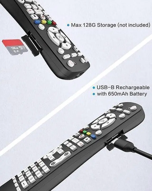 Alt view image 7 of 7 - TV Remote Camera 2 in 1 Use WiFi HD 1080P Hidden Camera TV Remote Spy Camera with Video and Motion Detection for Indoor Home Security Camera Wireless Nanny Cam
