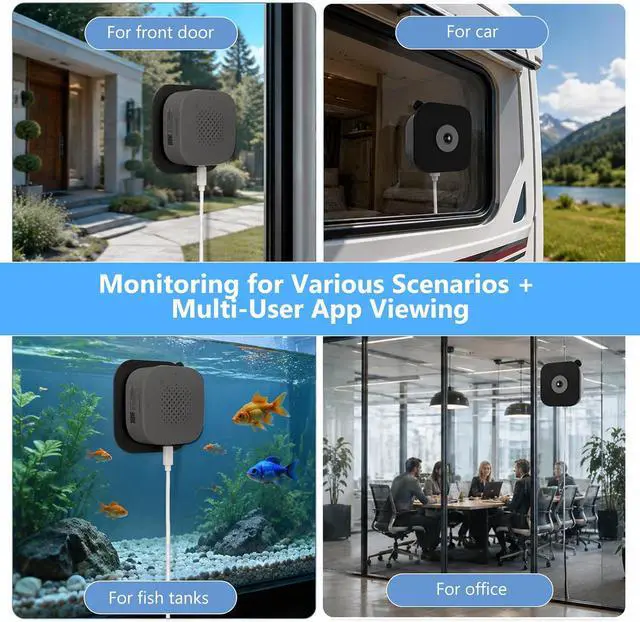 Alt view image 7 of 7 - 2K 3MP Window Camera with Night Vision, 5GHz & 2.4GHz WiFi Safeview Indoor Camera for Home Security, Anti-Glare Design, Motion/Human Detection, Easy & Quick Setup, 24/7 Recording (Gray, 1 Pack)