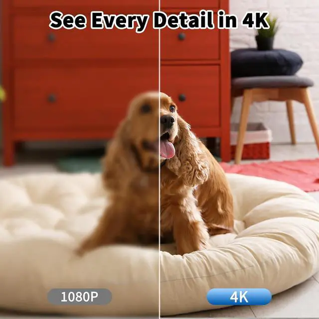 Alt view image 4 of 7 - 4K WiFi Security Camera Charger, 2.4G/5G Dual Band Mini Camera with 160° Wide Angle, Night Vision, Motion Detection, App Remote Monitoring, Indoor Home Nanny Cam for Pets, Office (Extra Small)