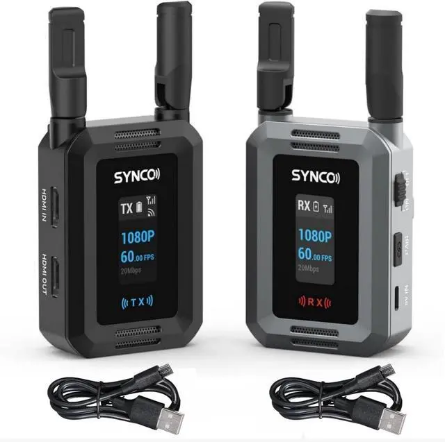 Main image of Synco Xvision Wireless Video Transmission System 300 Meters 1080P 60fps HDMI Transmitter and Receiver for Photography Live Streaming