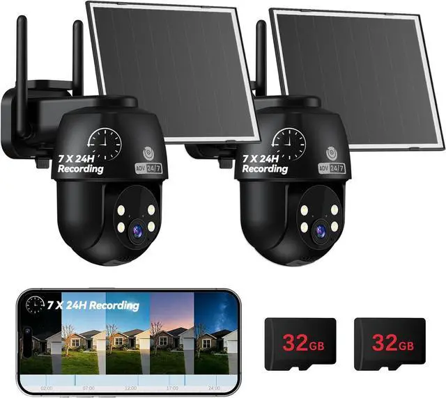 Main image of MUBVIEW 24/7 Continuous Recording Wireless Outdoor Security Camera
